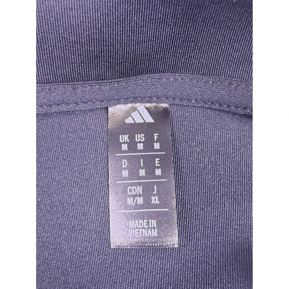 Adidas Polo Shirt Mens Medium Black NEW Ultimate Sport Golf Performance KE6511